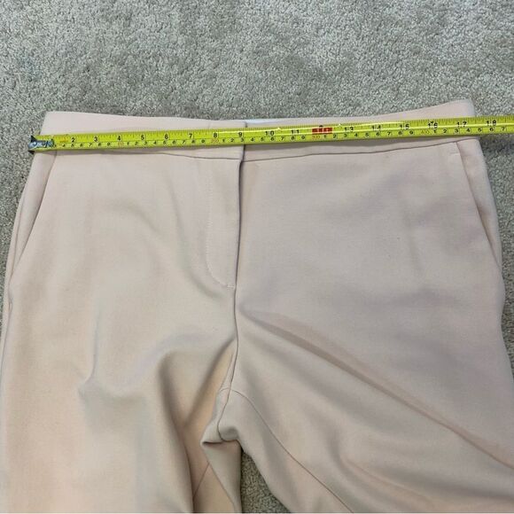 Ann Taylor blush pink mid rise button ankle pants Sz 10 - Picture 9 of 12